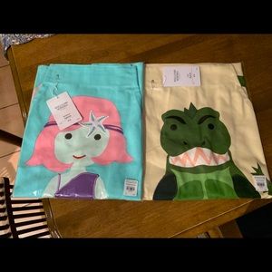 Mermaid & Dinosaur Kids Aprons